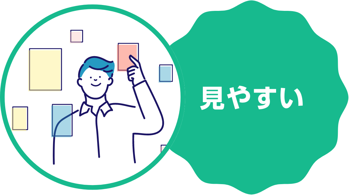見やすい